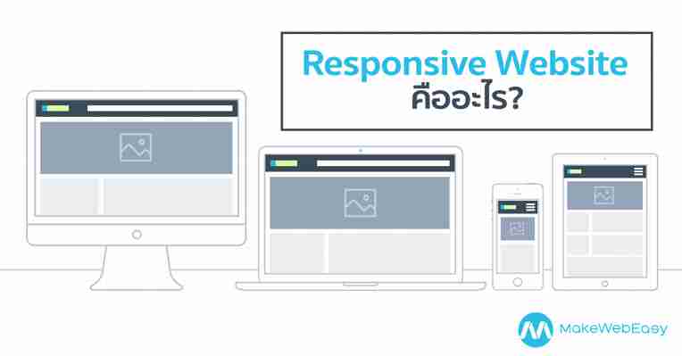 ทำไมต้องทำเว็บไซต์ ในรูปแบบ Responsive Design